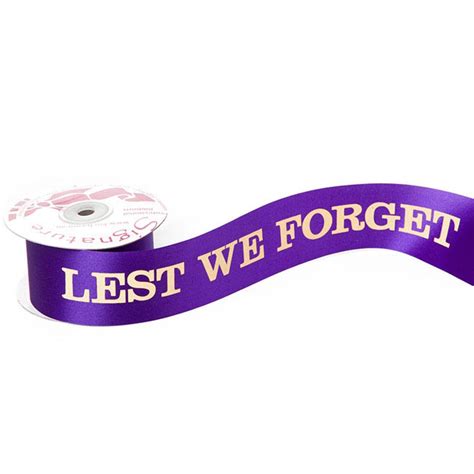 lest we forget ribbon
